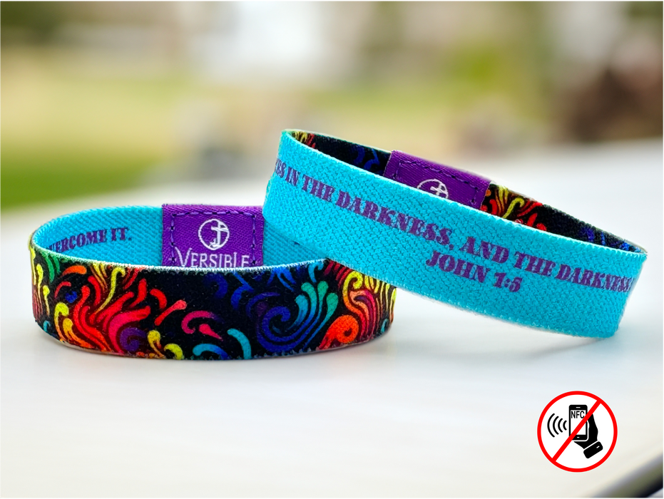 Versible® Wristbands - Coral Reef / John 1:5