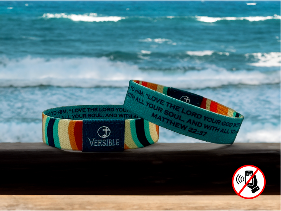 Versible® Wristbands - Vibrations / Matthew 22:37