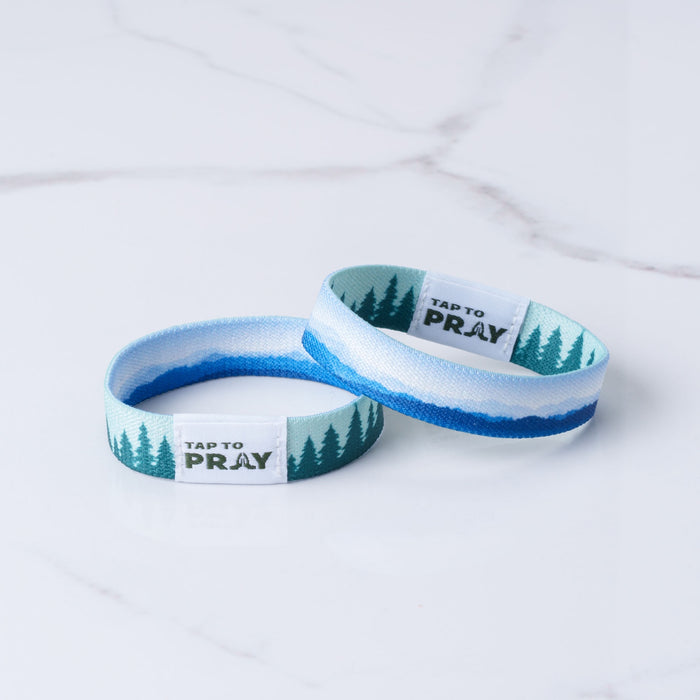 Tap To Pray™ Wristbands - Mountains & Forests