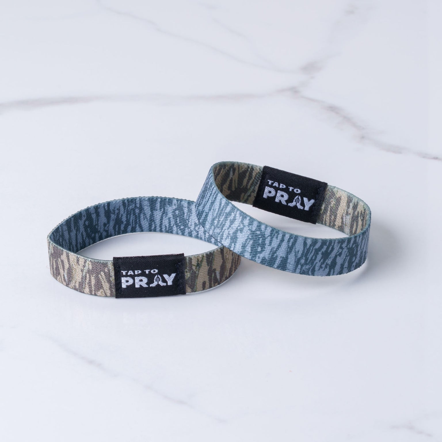 Tap To Pray™ Wristbands Large Symbols of Faith - Taupe
