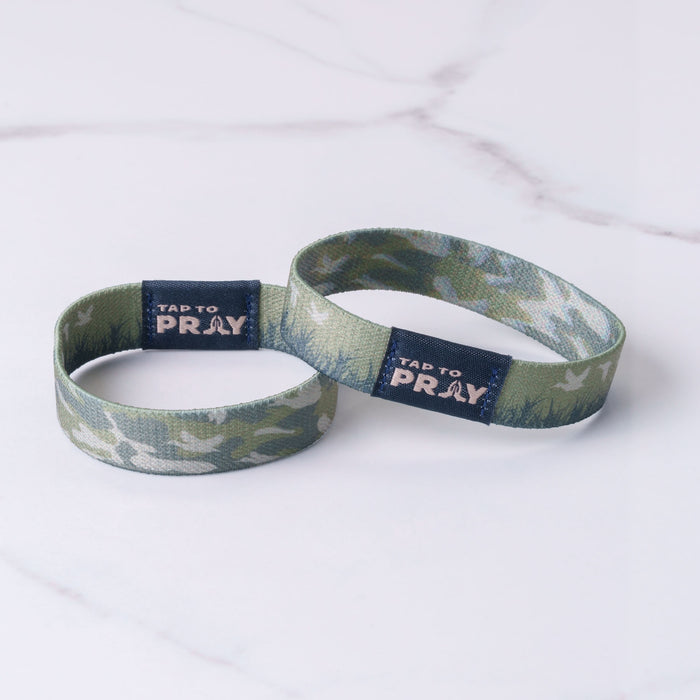 Tap To Pray™ Wristbands - Waterfowl