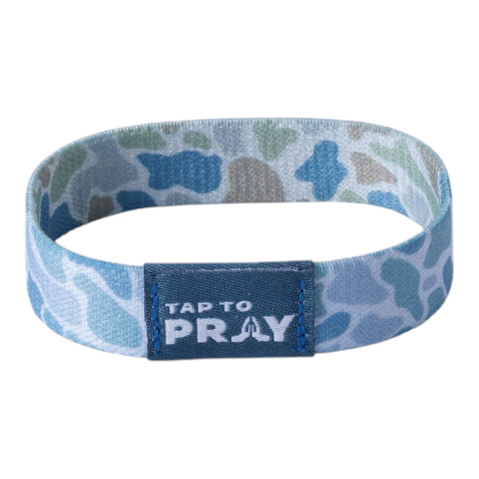Tap To Pray® Wristband – River Rock Camo - Moss & Slate
