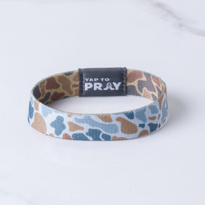 Tap To Pray™ Wristbands - River Rock Camo Sahara and Copper
