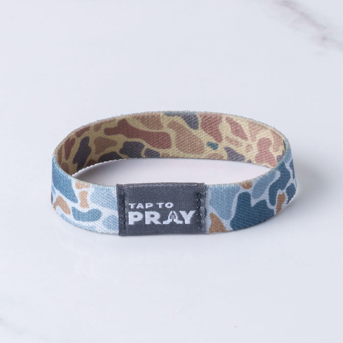 Tap To Pray™ Wristbands - River Rock Camo Sahara and Copper