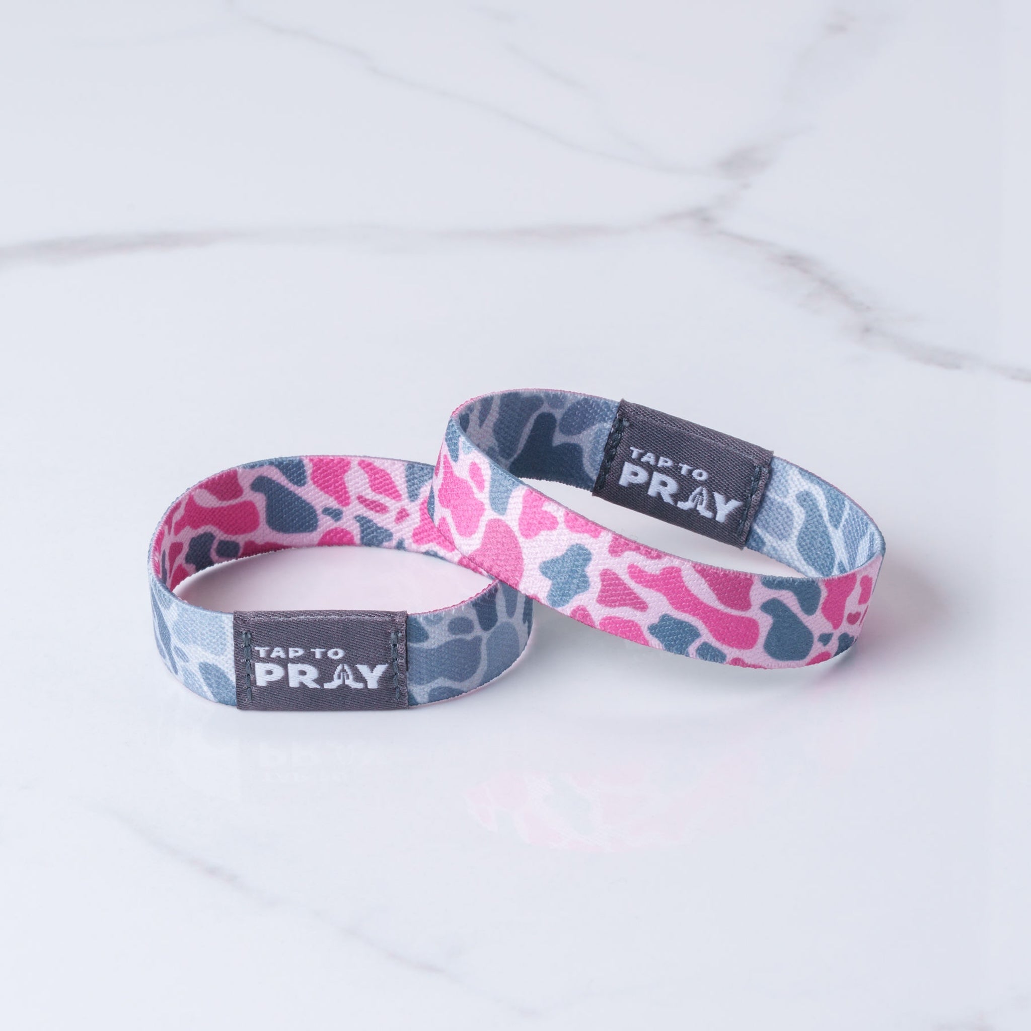 Tap To Pray™ Wristbands Small River Rock Camo - Mint main image 1