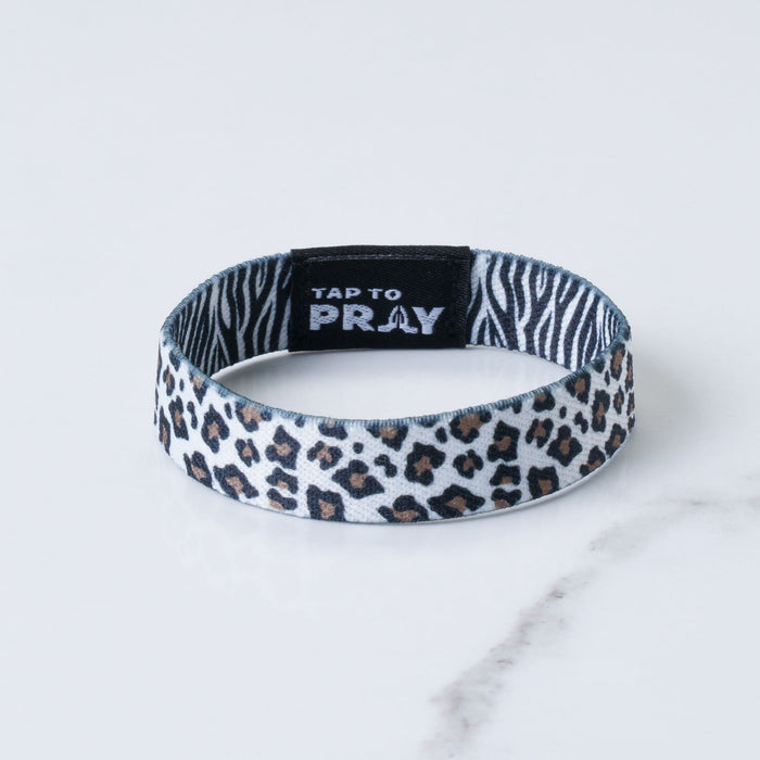 Tap To Pray™ Wristbands - Safari Zebra