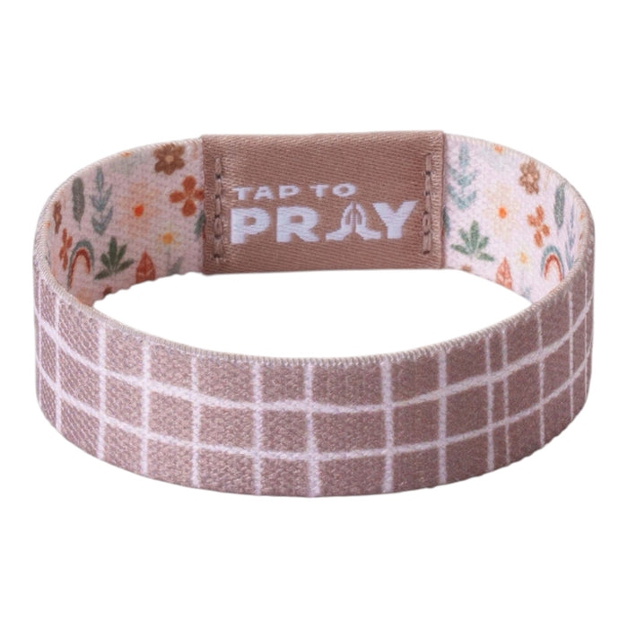 Tap To Pray® Wristband – Prairie & Plaid