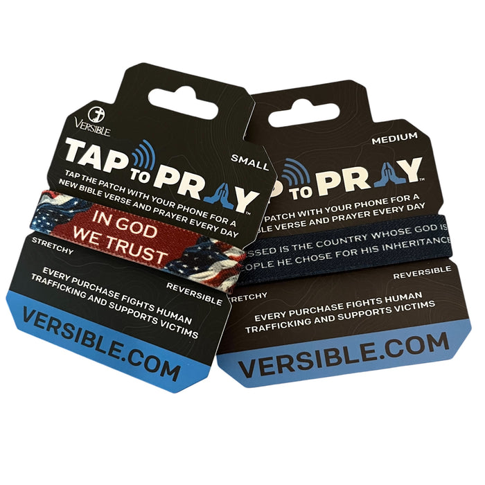Tap To Pray™ Wristbands - Patriot