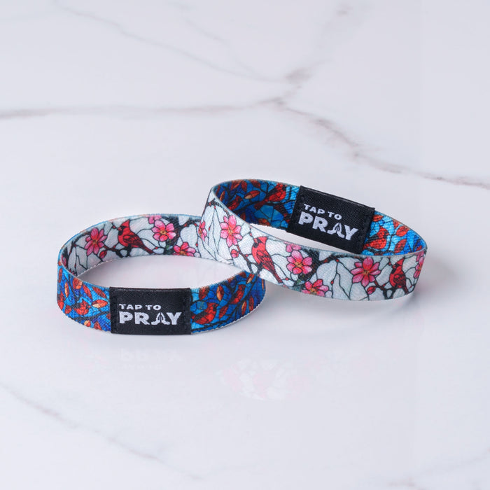Tap To Pray™ Wristbands - Cardinals