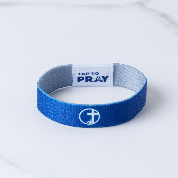 Tap To Pray™ Wristbands - Navy & Grey