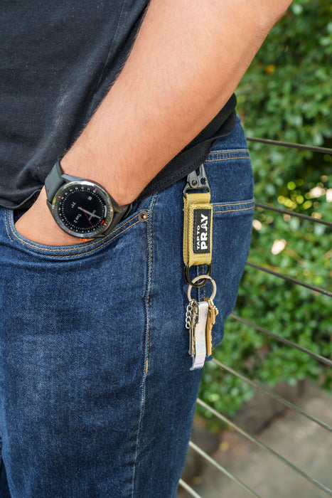 Tap To Pray™ - Tactical Carabiner Keychain
