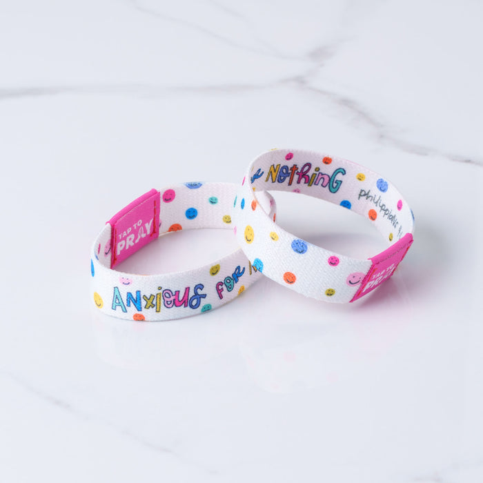 Tap To Pray™ - Kingfolk Series Wristband - Anxious for Nothing