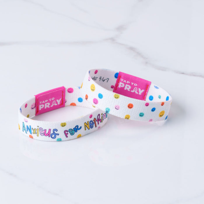 Tap To Pray™ - Kingfolk Series Wristband - Anxious for Nothing