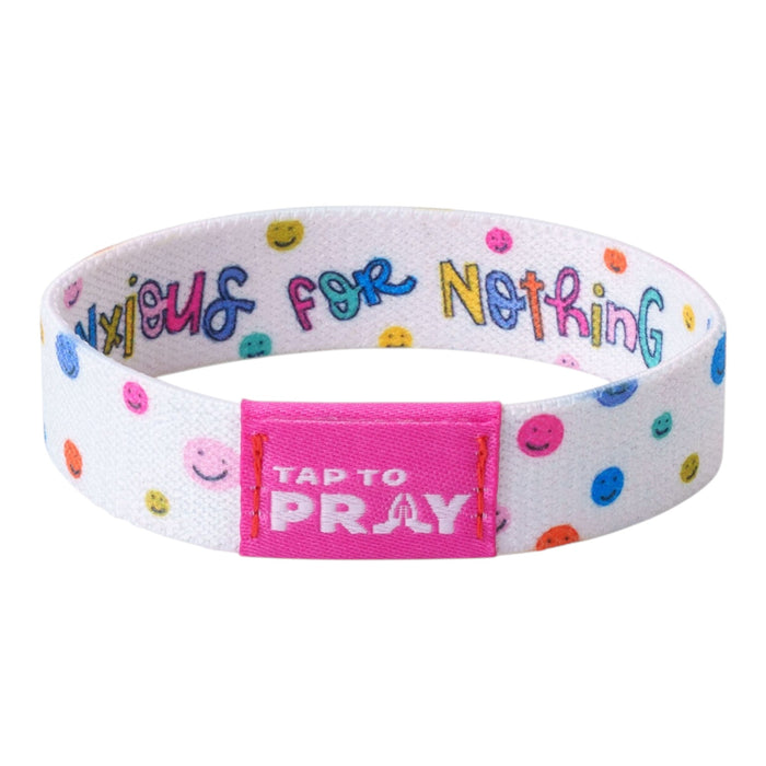 Tap To Pray® Kingfolk Series Wristband – Anxious For Nothing