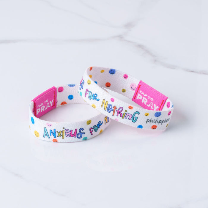 Tap To Pray™ - Kingfolk Series Wristband - Anxious for Nothing