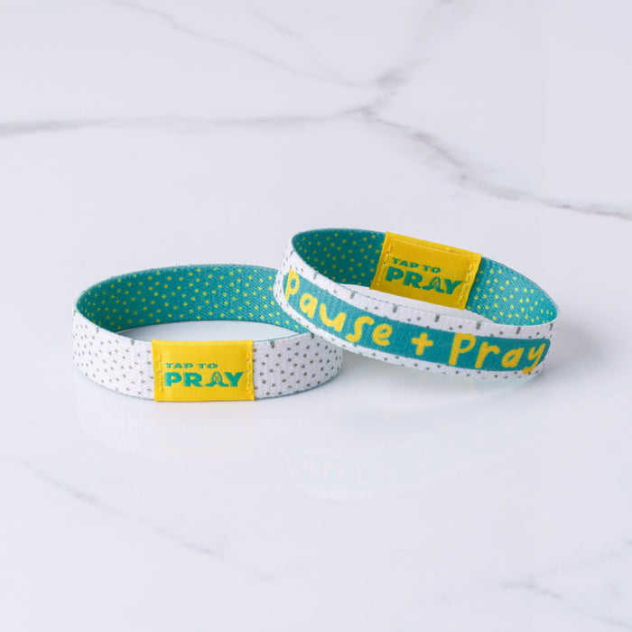 Tap To Pray™ - Kingfolk Series Wristband - Pause + Pray