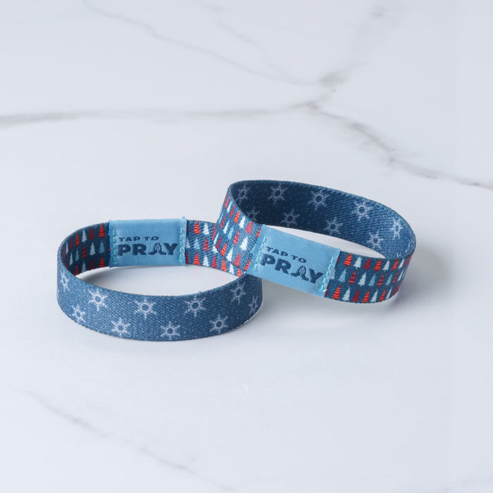 Tap To Pray™ Wristbands - Winter Wonderland