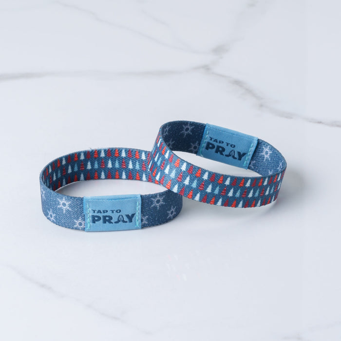 Tap To Pray™ Wristbands - Winter Wonderland