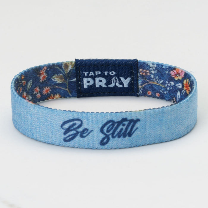 Tap To Pray® Wristband – Wildflower - Be Still