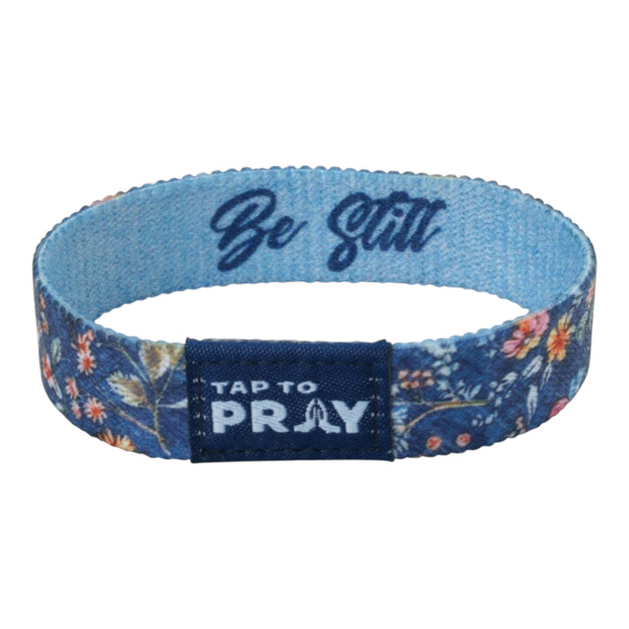 Tap To Pray® Wristband – Wildflower - Be Still