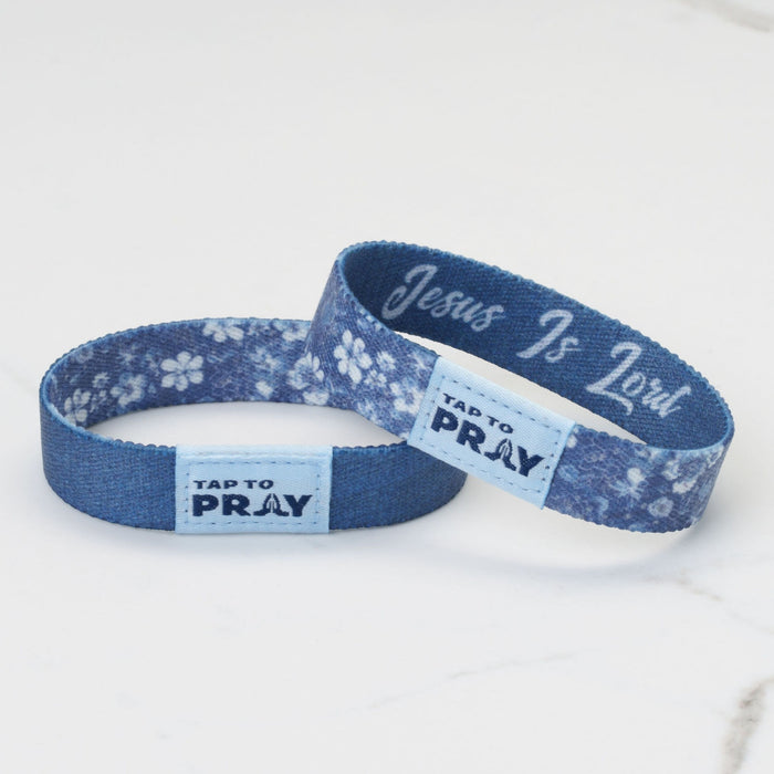 Tap To Pray® Wristband – Wildflower - Jesus Is Lord