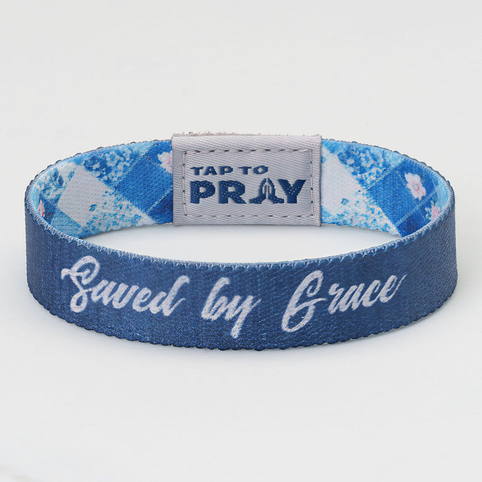 Tap To Pray® Wristband – Patchwork - Saved by Grace