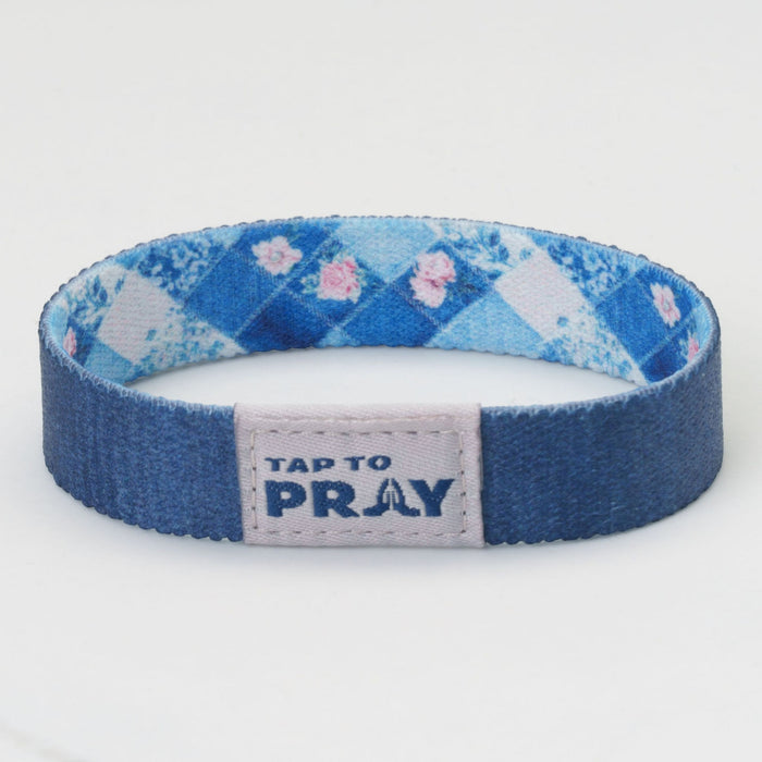 Tap To Pray® Wristband – Patchwork - Saved by Grace