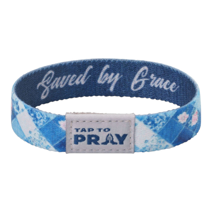 Tap To Pray® Wristband – Patchwork - Saved by Grace