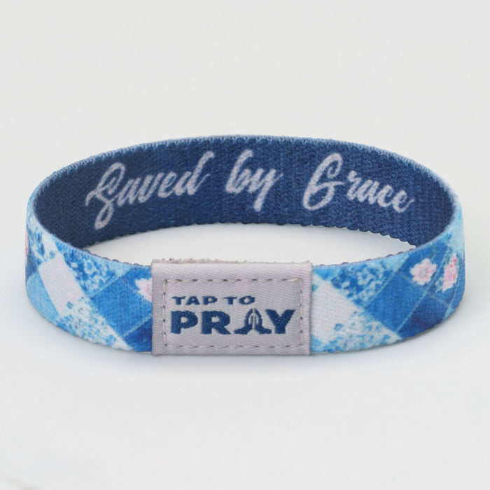Tap To Pray® Wristband – Patchwork - Saved by Grace