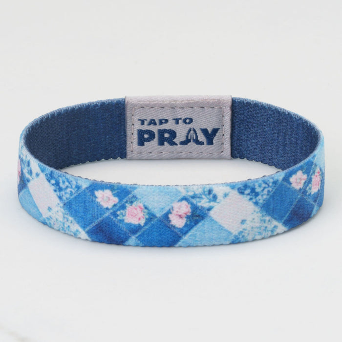 Tap To Pray® Wristband – Patchwork - Saved by Grace
