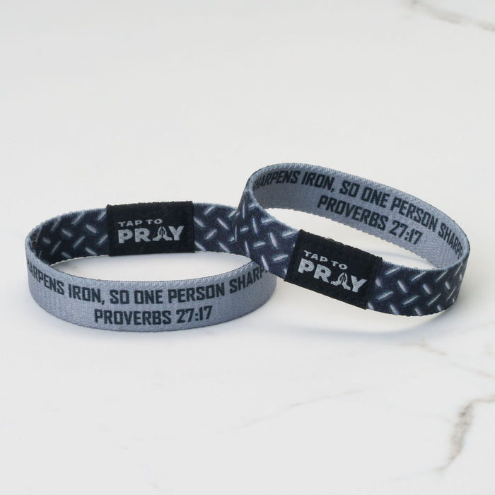 Tap To Pray® Wristband – Iron Sharpens Iron