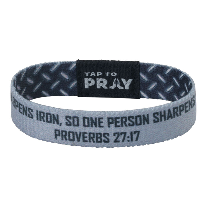 Tap To Pray® Wristband – Iron Sharpens Iron