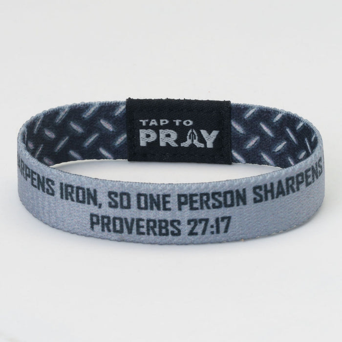 Tap To Pray® Wristband – Iron Sharpens Iron