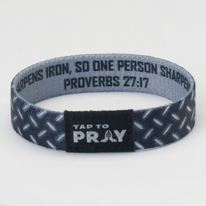 Tap To Pray® Wristband – Iron Sharpens Iron