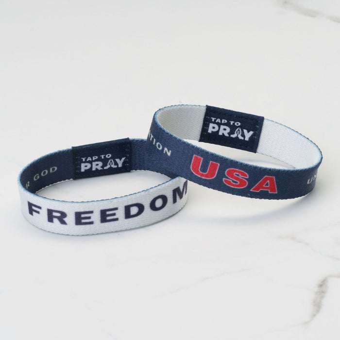 Tap To Pray® Wristband – Freedom