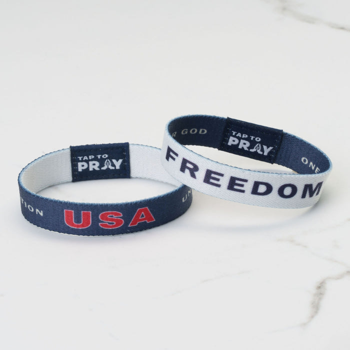 Tap To Pray® Wristband – Freedom