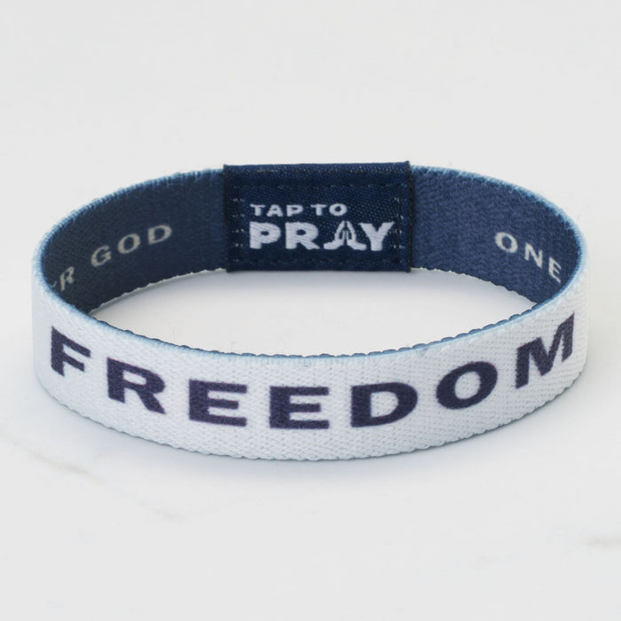 Tap To Pray® Wristband – Freedom