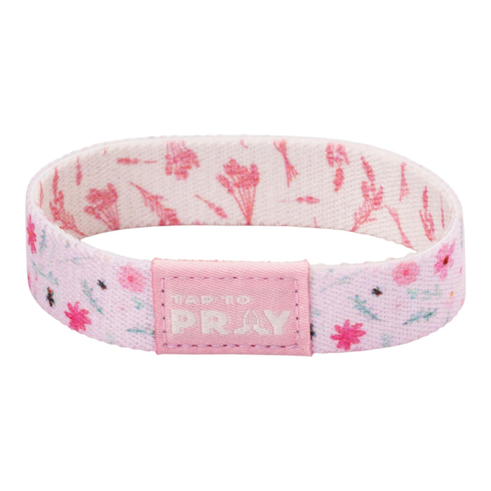 Tap To Pray® Wristband –  Meadows - Pink