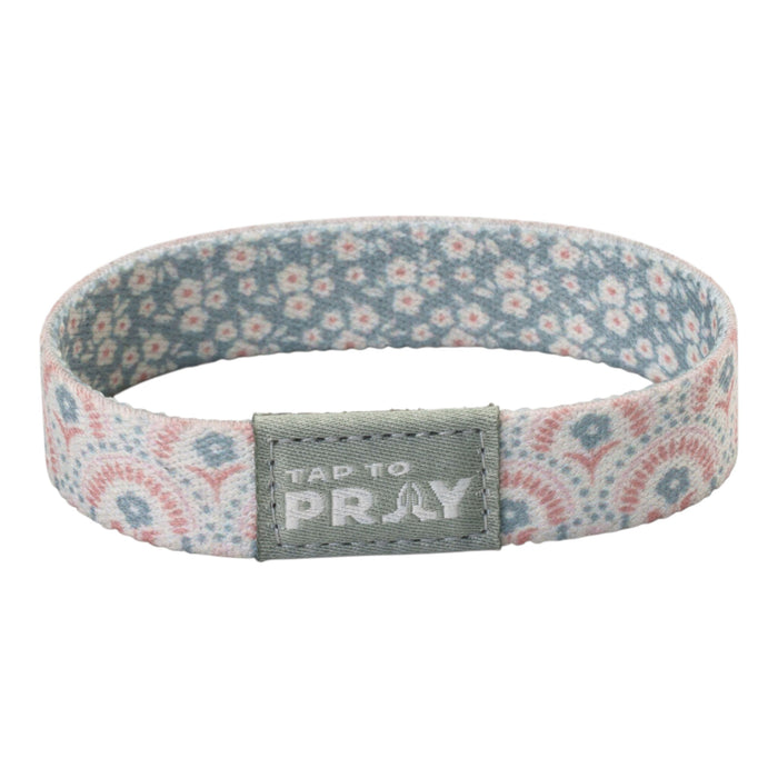 Tap To Pray® Wristband – Boho Bouquet