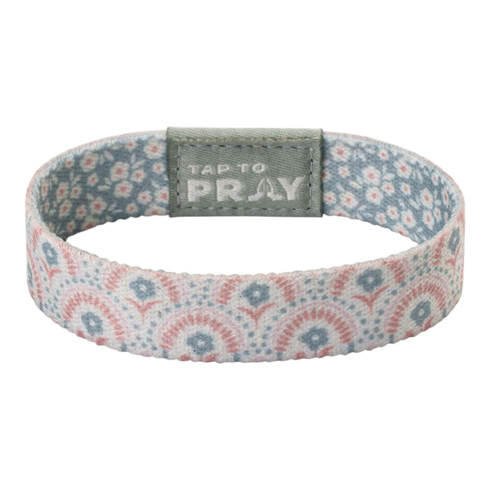 Tap To Pray® Wristband – Boho Bouquet