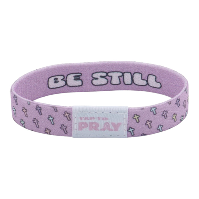 Tap To Pray® Wristband – Crosses- Be Still