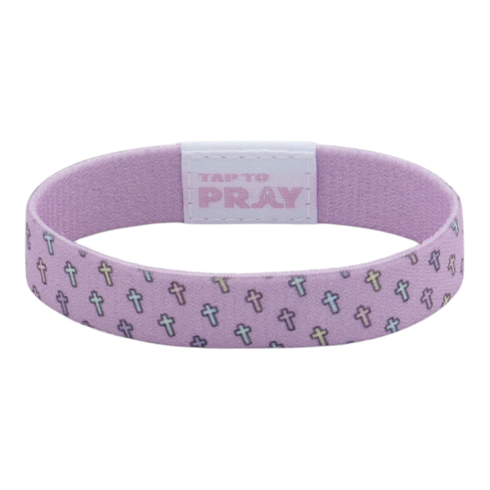 Tap To Pray® Wristband – Crosses- Be Still