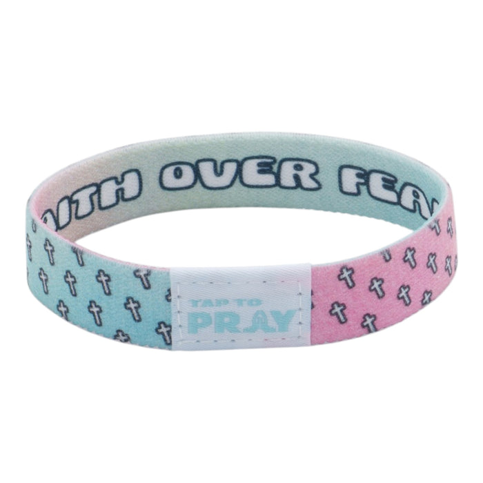 Tap To Pray® Wristband – Crosses- Faith Over Fear
