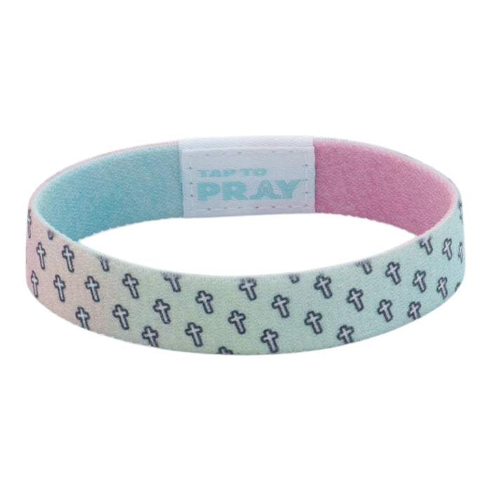 Tap To Pray® Wristband – Crosses- Faith Over Fear