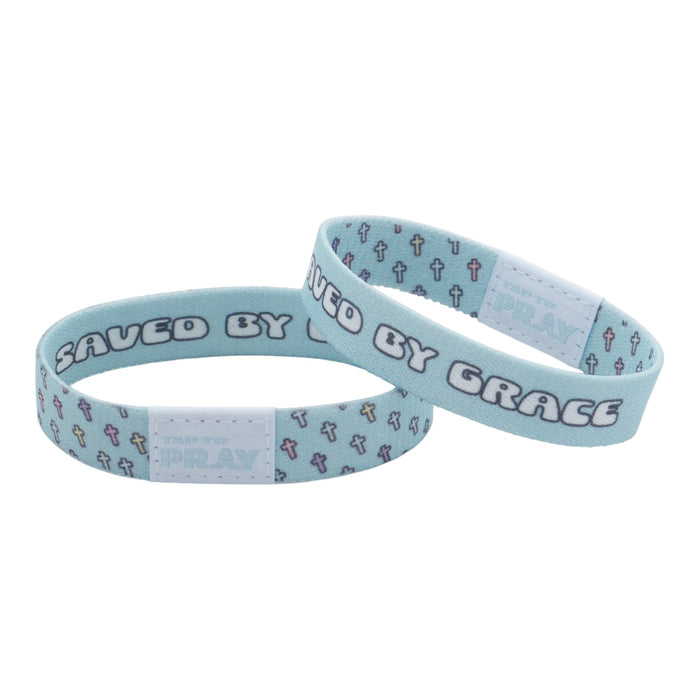 Tap To Pray® Wristband – Crosses- Saved By Grace