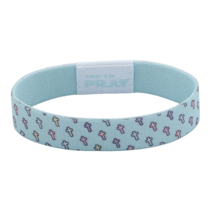Tap To Pray® Wristband – Crosses- Saved By Grace