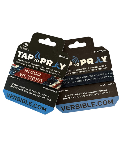 Tap To Pray™ Wristbands - Patriot
