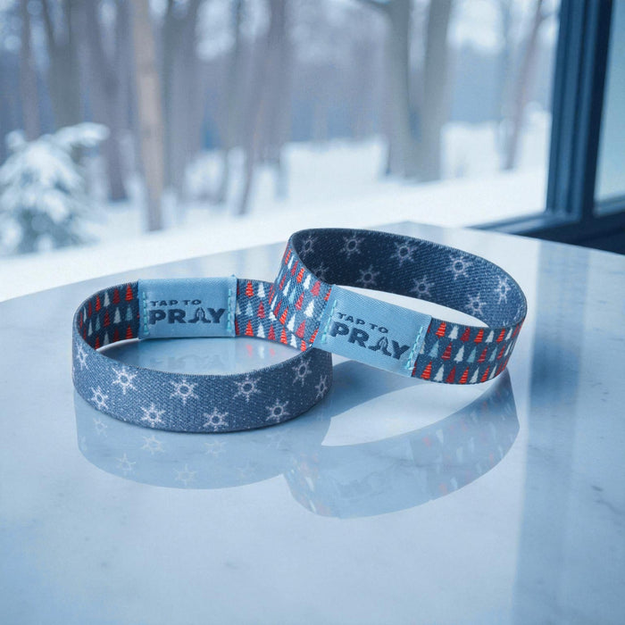 Tap To Pray™ Wristbands - Winter Wonderland