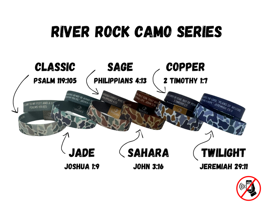 Versible® Wristbands - River Rock Camo Series