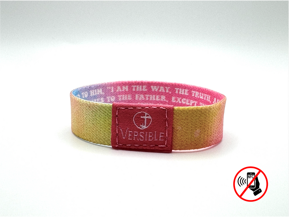 Versible® Wristbands - Happy Vibes / John 14:6